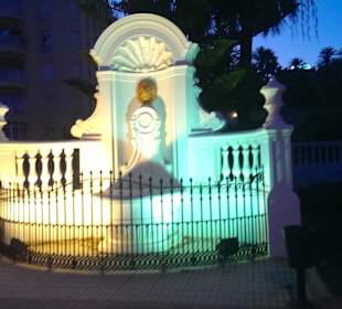 Brunnen an der Strandpromenade