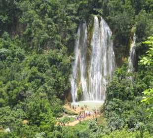 Sicht auf den Salto de Limón
