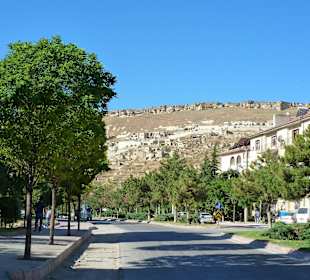 Straße, in der das Hotel lag