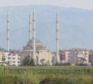 Moschee, Aussicht von Fluss