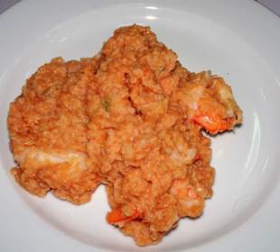 Açorda de marisco im Restaurant A Regaleira