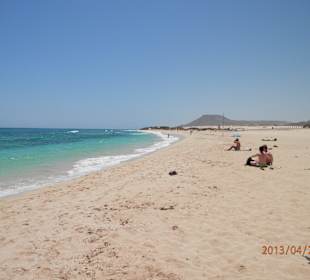 Strand im Parque Natural Corralejo