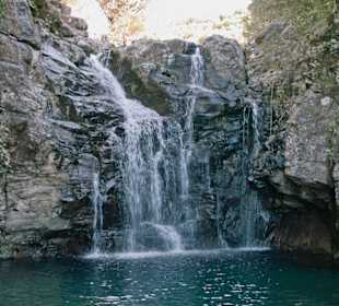 Wasserfall an der Madre einer Levada