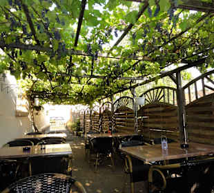 Die Terrasse des Restaurant El Greco