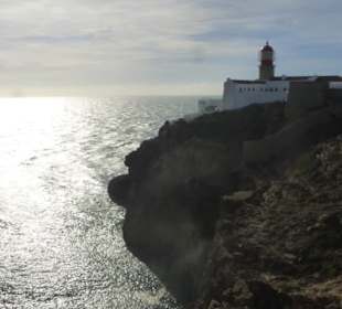 Der Leuchtturm vom Kap Sankt Vinzenz