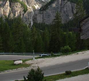 Colfosco Kehren zum Grödner Joch