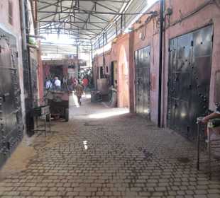 Unterwegs in der Altstadt von Marrakesch