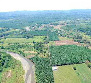 Blick aus dem Flugzeug