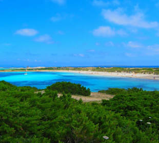 Playa de ES Pojols auf Formentera