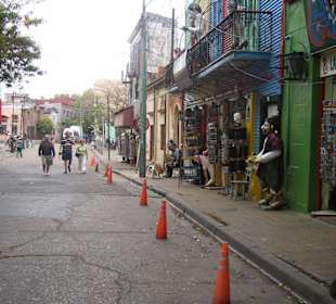 Straße in La Boca