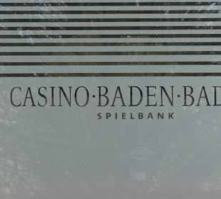 Beim Casino von Baden-Baden