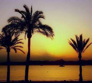 Sonnenuntergang Strand El Arenal/S'Arena