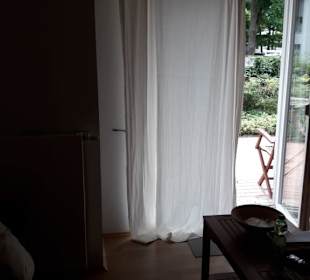 Gardinenstange mit Vorhang