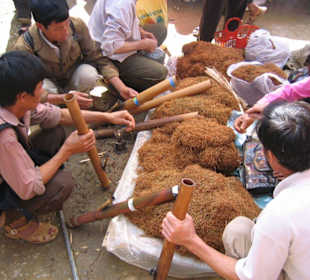 Gut was zu rauchen in Bac Ha