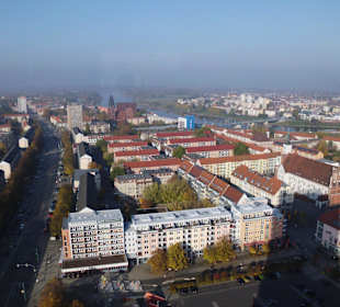 Panoramablick vom Oderturm