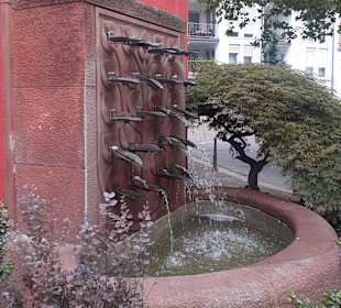 La Baule Platz Brunnen in Homburg