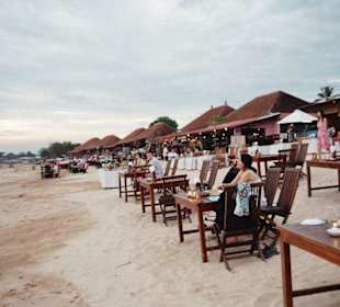 Dinner direkt am Strand