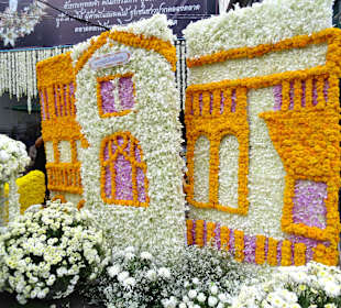 Flower Markt BKK, viele Blumen