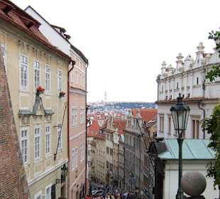 Treppenabstieg von oben