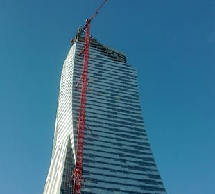 Wieżowce w Warszawie.