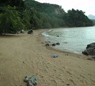 Strand Abschnitt hinter Coron-Coron