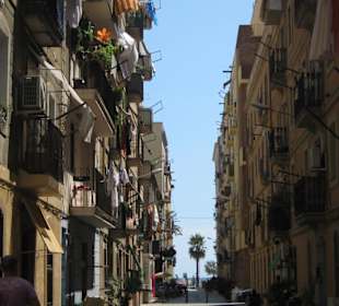 Calle llegando a la playa