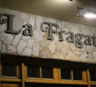 Die Bar La Fragata am Hafen