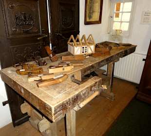 Die Werkstatt eines Schreiners im Museum