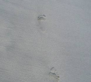 Der Versuch Spuren zu hinterlassen