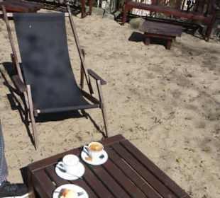 Kaffeepause im Kunstcafé Young Byron in Sopot