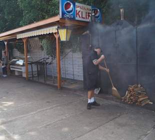 Räucheröfen im Fischerdorf