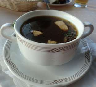 Kraftbrühe vom Weideochsen