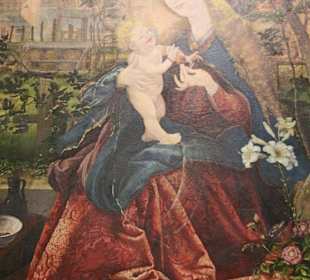 Impressionen aus dem Bild "Stuppacher Madonna"