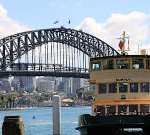 Blick zur Harbour Bridge