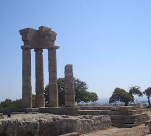 Apollon-Tempel auf der Akropolis