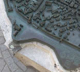 Bronzemodell der Nördlinger Altstadt