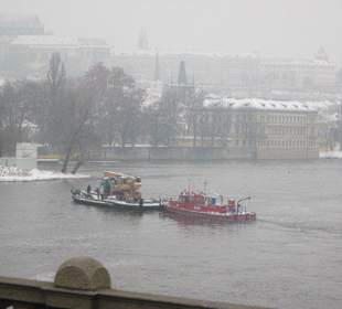 Eindrücke auf der Kleinseite, die Moldau
