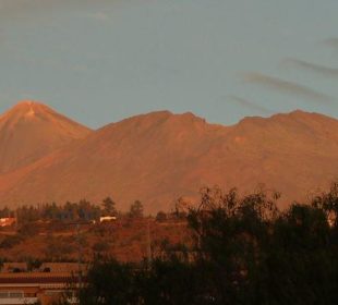 Blick vom Parkplatz auf den Teide