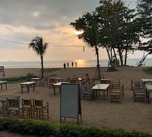 Ausblick vom Krua Thai Restaurant Pakweeb Beach 