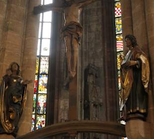 Innenbesichtigung der Sebalduskirche, Nürnberg