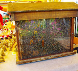 Verkaufsbuden Lebende Bienen