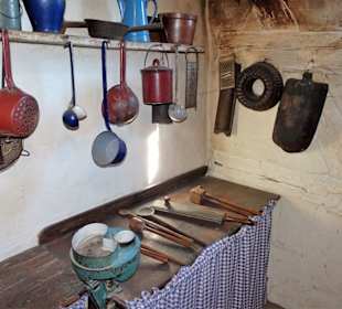 Küche eines Bauernhauses im Freilandmuseum