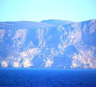 Santorin selbst im Bild Landschaft, Stadt