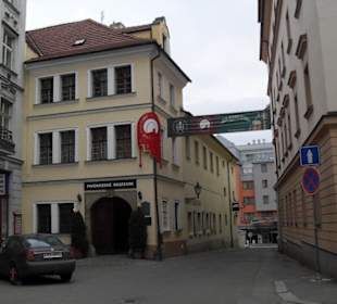 Brauereimuseum mit Hotelblick
