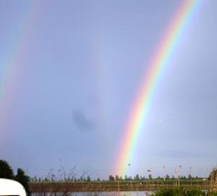 Doppelter Regebogen an der Ebromündung Riumar  