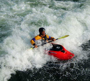 Wildwassersport auf der Isar