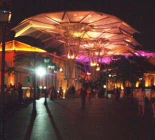 Clark Quay am Abend