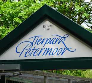 Schild des Tierparks