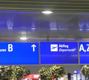 Im August 2021 am Flughafen Frankfurt