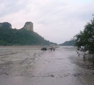 Railay East bei Ebbe